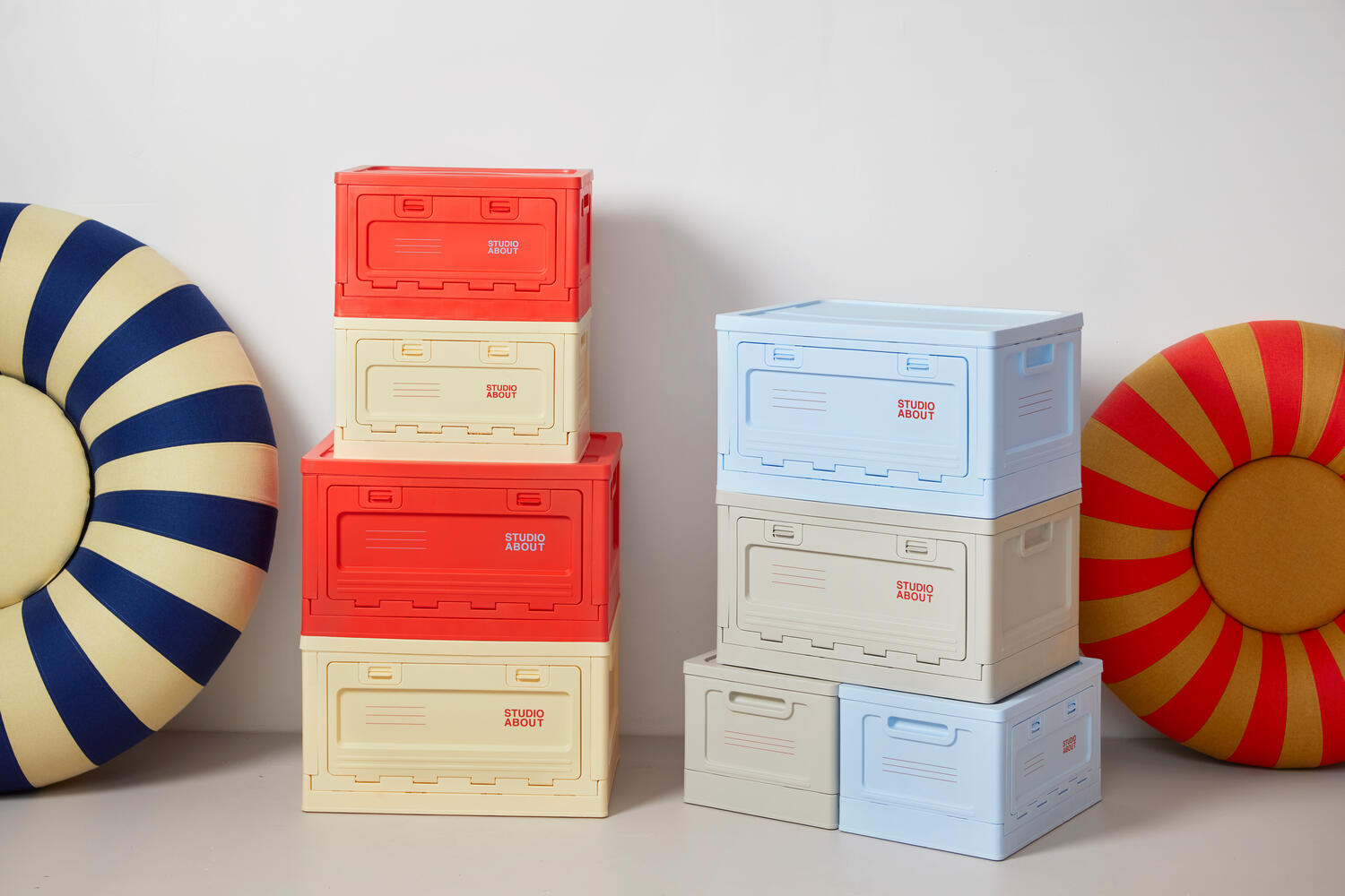 Boks, stor - lyseblå